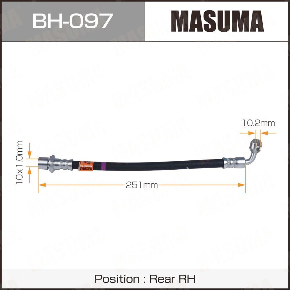 Masuma BH097 Toyota Land Cruiser Prado ##J9#, Land Cruiser ##J8# Rh